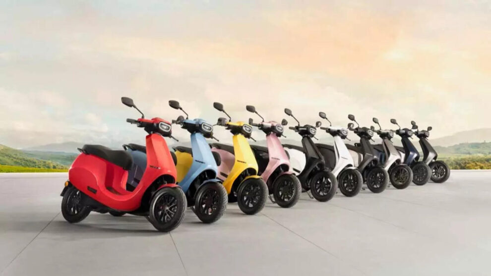Ola Electric's stock plummets as complaints increase and its market share declines.