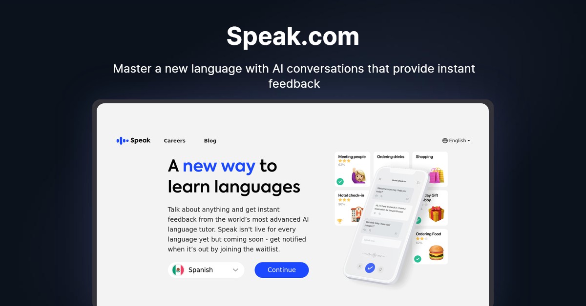 Language learning app Speak raises $20 million, doubling its valuation.