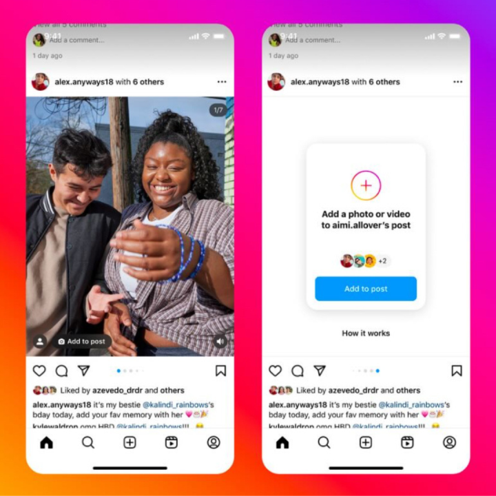 Instagram is experimenting with collaborative carousel posts.